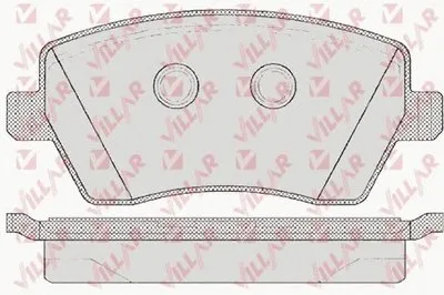 Комплект тормозных колодок, дисковый тормоз VILLAR купить