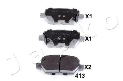 Комплект тормозных колодок, дисковый тормоз JAPKO купить