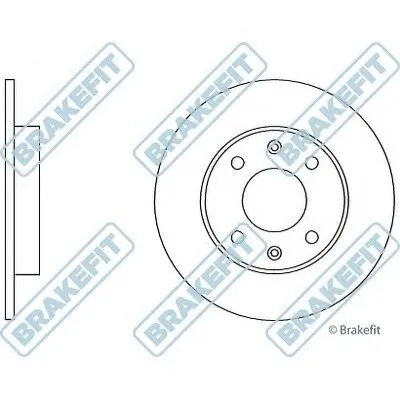 Тормозной диск Brake Fit APEC braking купить