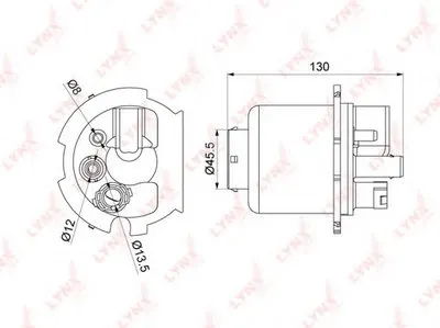 Топливный фильтр LYNXauto купить