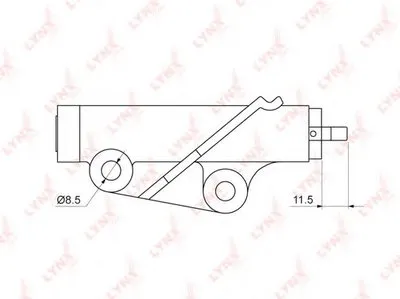 Успокоитель, зубчатый ремень LYNXauto купить