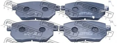 Комплект тормозных колодок, дисковый тормоз FEBEST купить