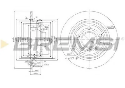 Тормозной диск BREMSI купить