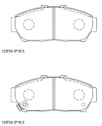 Комплект тормозных колодок, дисковый тормоз ASIMCO купить