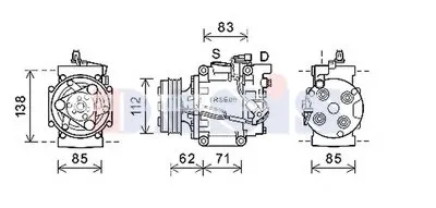 Компрессор, кондиционер AKS DASIS купить