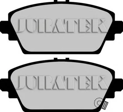Комплект тормозных колодок, дисковый тормоз JURATEK купить