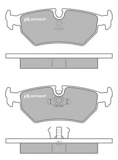 Комплект тормозных колодок, дисковый тормоз MOTAQUIP купить
