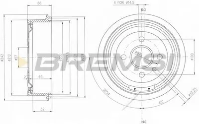 Тормозной барабан BREMSI купить