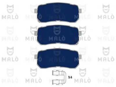 Комплект тормозных колодок, дисковый тормоз MALÒ купить