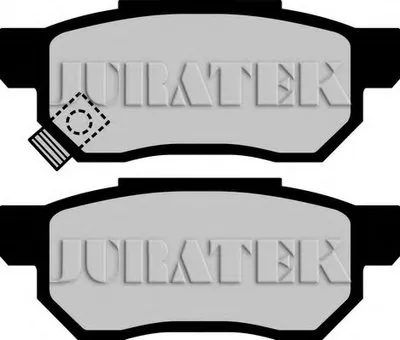 Комплект тормозных колодок, дисковый тормоз JURATEK купить
