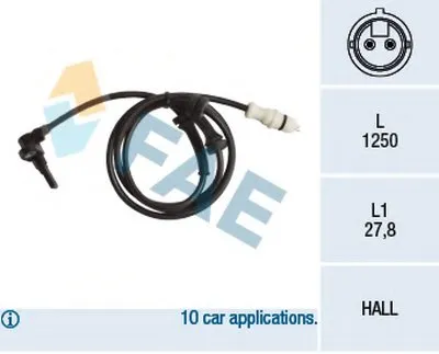 Датчик, частота вращения колеса FAE купить