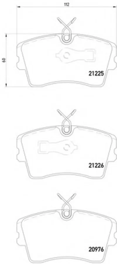 Комплект тормозных колодок, дисковый тормоз HELLA купить