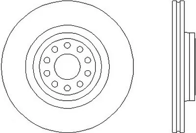 Тормозной диск HELLA купить