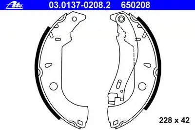 Комплект тормозных колодок ATE купить