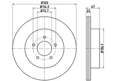 Тормозной диск MINTEX купить
