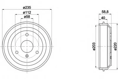 Тормозной барабан MINTEX купить