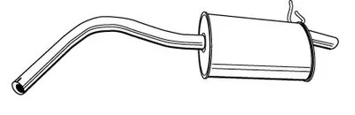 Глушитель выхлопных газов конечный WALKER купить