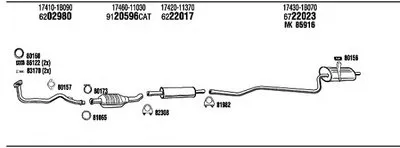 Система выпуска ОГ WALKER купить