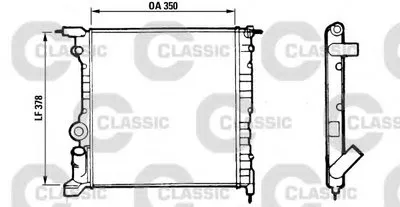 Радиатор, охлаждение двигателя VALEO CLASSIC VALEO купить