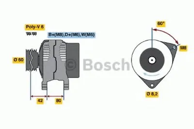 Генератор BOSCH купить