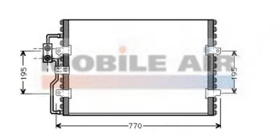 Конденсатор, кондиционер VAN WEZEL купить