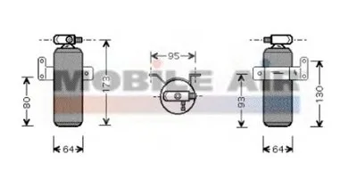 Осушитель, кондиционер VAN WEZEL купить