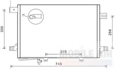 Конденсатор, кондиционер VAN WEZEL купить