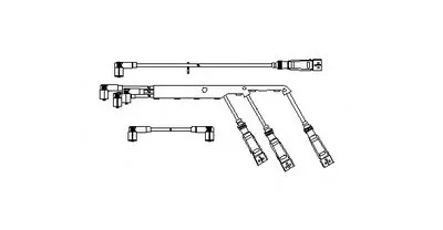 Комплект проводов зажигания BREMI купить