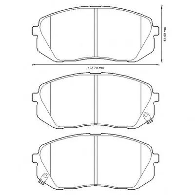 Комплект тормозных колодок, дисковый тормоз JURID купить