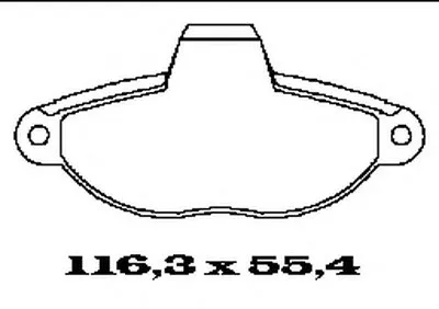 Комплект тормозных колодок, дисковый тормоз FTE купить
