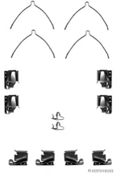 Комплектующие, колодки дискового тормоза HERTH+BUSS JAKOPARTS купить