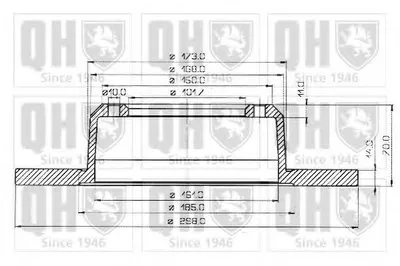 Тормозной диск QUINTON HAZELL купить