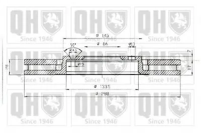 Тормозной диск QUINTON HAZELL купить