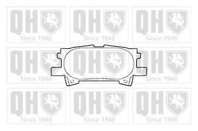 Комплект тормозных колодок, дисковый тормоз QUINTON HAZELL купить