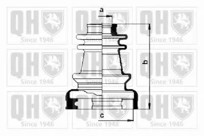 Комплект пылника, приводной вал QUINTON HAZELL купить