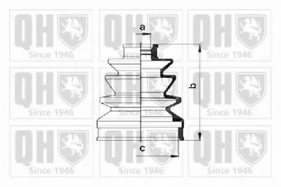 Комплект пылника, приводной вал QUINTON HAZELL купить