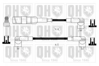 Комплект проводов зажигания CI QUINTON HAZELL купить
