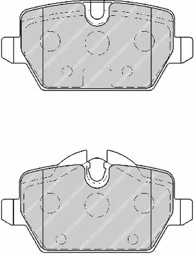 Комплект тормозных колодок, дисковый тормоз PREMIER FERODO купить