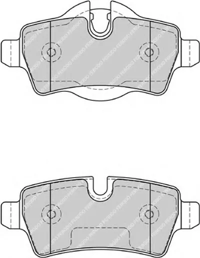 Комплект тормозных колодок, дисковый тормоз PREMIER FERODO купить