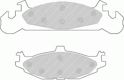 Комплект тормозных колодок, дисковый тормоз PREMIER FERODO купить