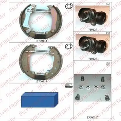 Комплект тормозных колодок DELPHI купить