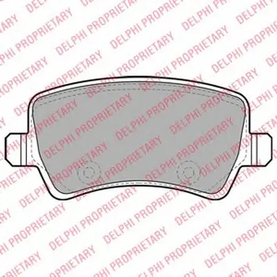 Комплект тормозных колодок, дисковый тормоз DELPHI купить