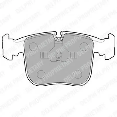 Комплект тормозных колодок, дисковый тормоз DELPHI купить
