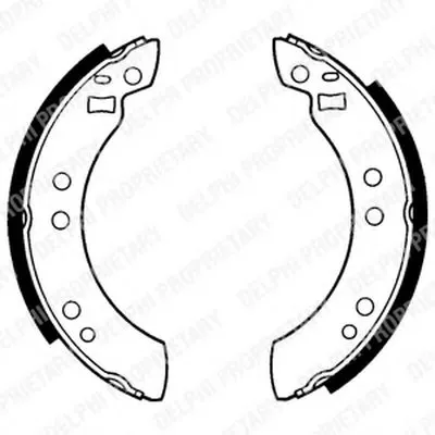 Комплект тормозных колодок DELPHI купить