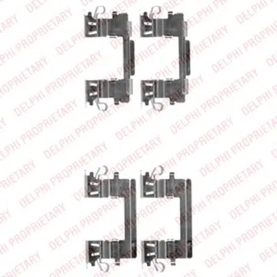 Комплектующие, колодки дискового тормоза DELPHI купить