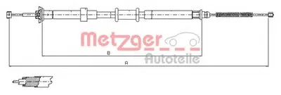 Трос, стояночная тормозная система COFLE METZGER купить