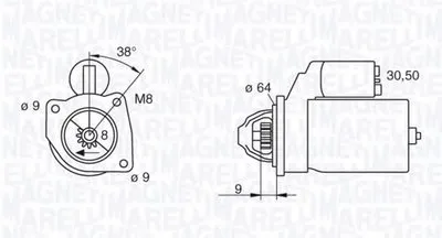 Стартер MAGNETI MARELLI купить