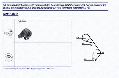 Комплект ремня ГРМ MAGNETI MARELLI купить
