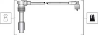 Комплект проводов зажигания MAGNETI MARELLI купить