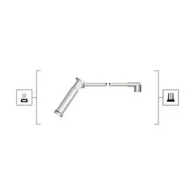 Комплект проводов зажигания MAGNETI MARELLI купить